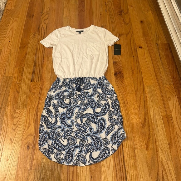 Lauren Ralph Lauren Dresses & Skirts - Ralph Lauren Paisley-Print Contrast Dress